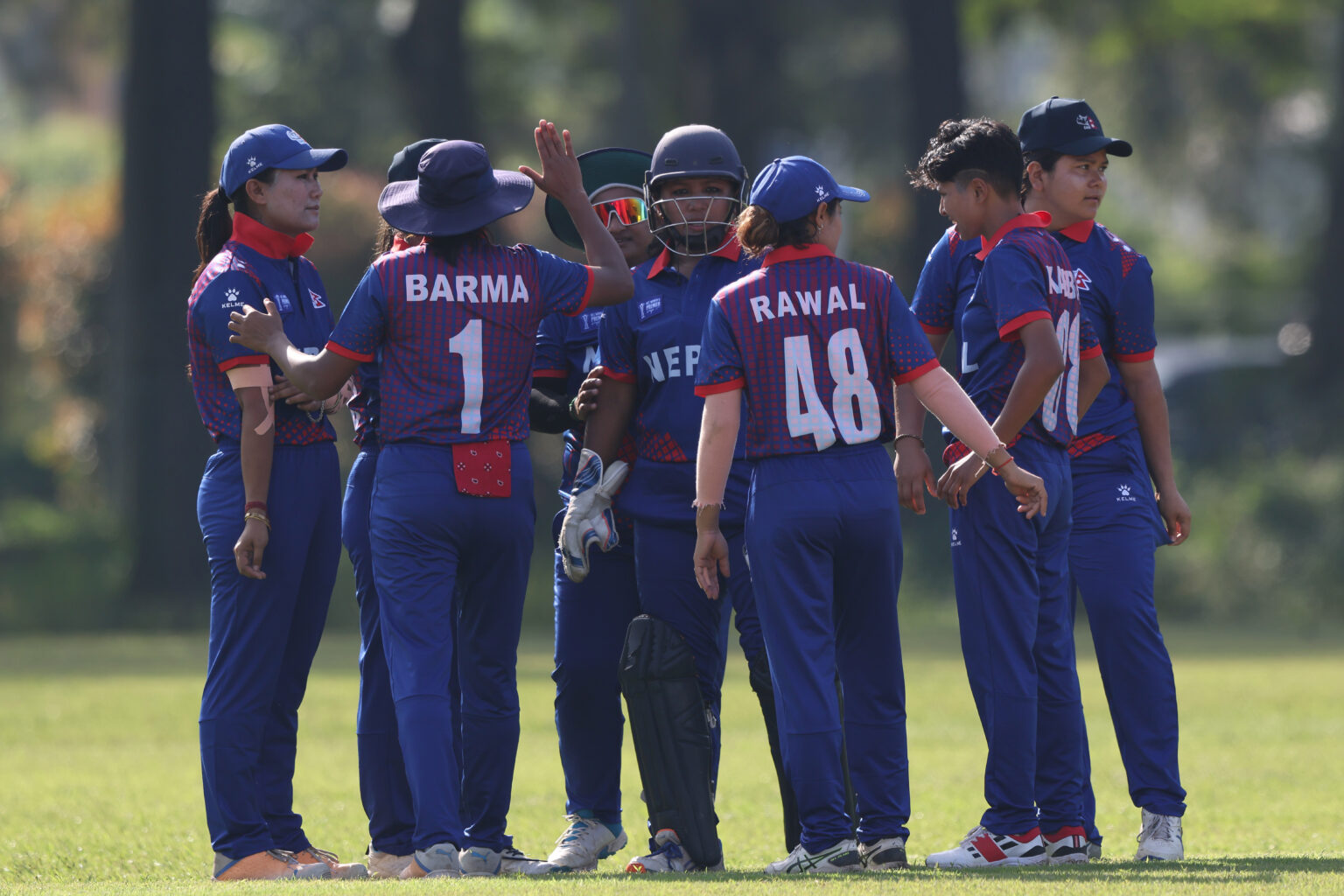 2024 ACC Women’s Premier Cup.
11th February 2024, Bayumas Oval.
Match between Nepal and Bhutan
